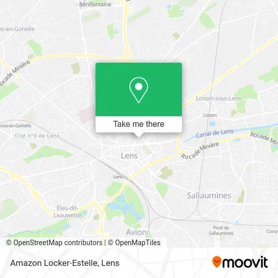 Amazon Locker-Estelle map