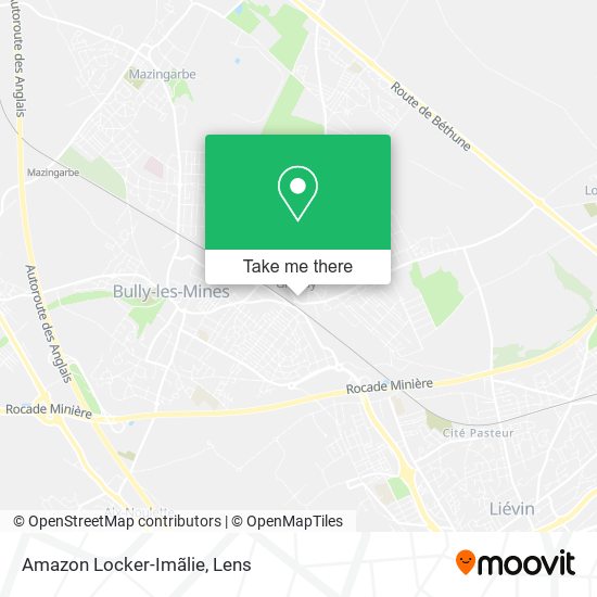 Amazon Locker-Imãlie map