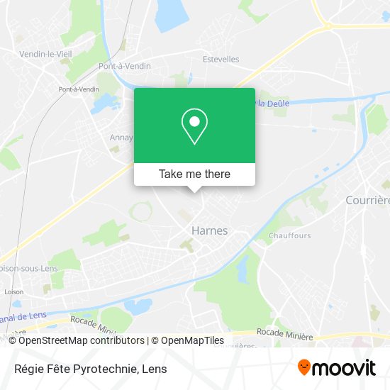 Régie Fête Pyrotechnie map