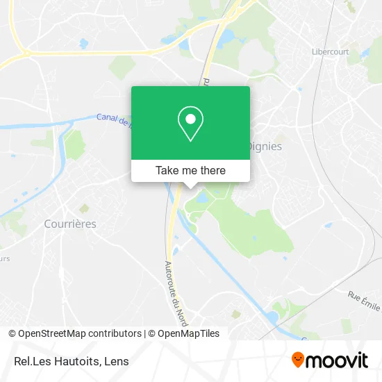 Rel.Les Hautoits map