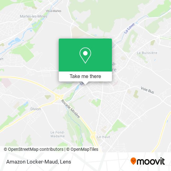 Amazon Locker-Maud map