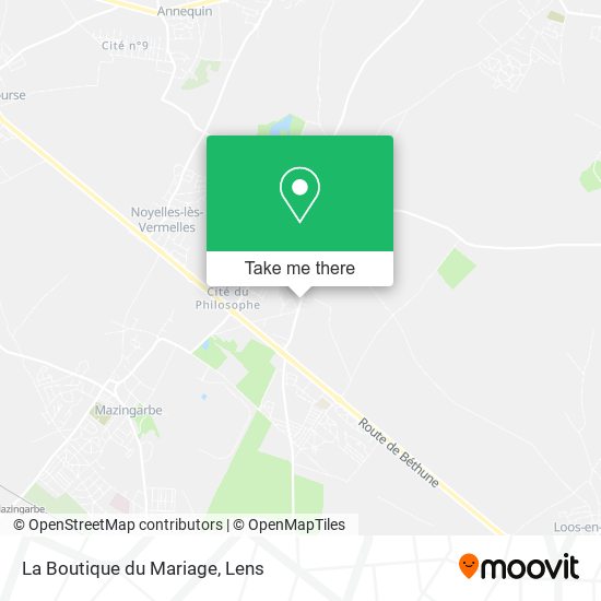 Mapa La Boutique du Mariage