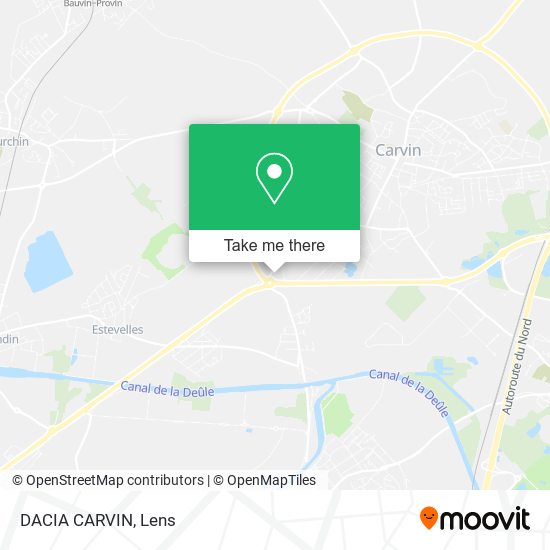 DACIA CARVIN map