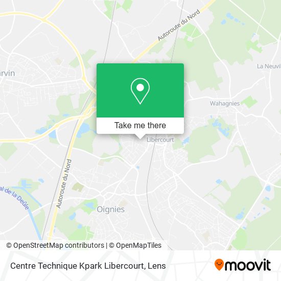 Centre Technique Kpark Libercourt map