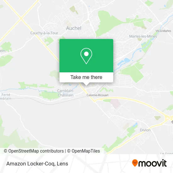 Amazon Locker-Coq map