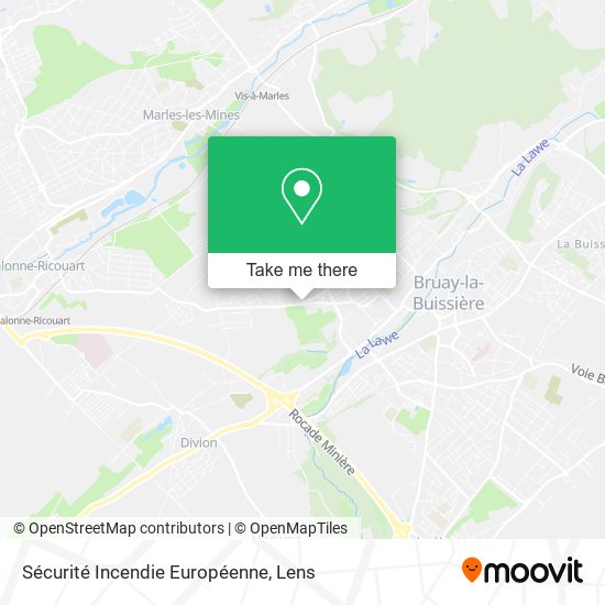 Sécurité Incendie Européenne map