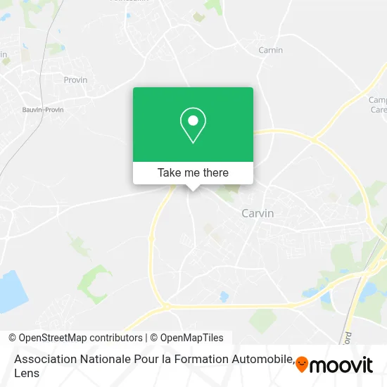Association Nationale Pour la Formation Automobile map