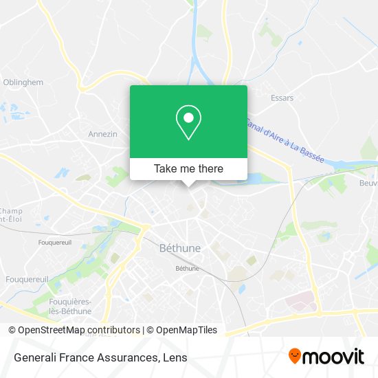 Generali France Assurances map