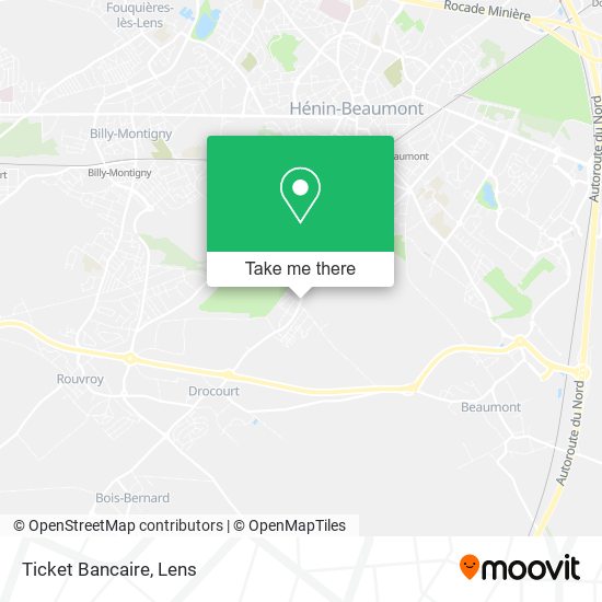 Ticket Bancaire map
