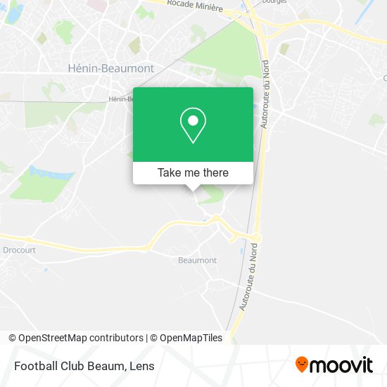 Football Club Beaum map