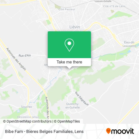 Mapa Bibe Fam - Bières Belges Familiales
