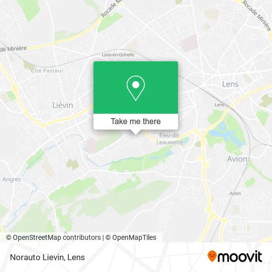 Norauto Lievin map