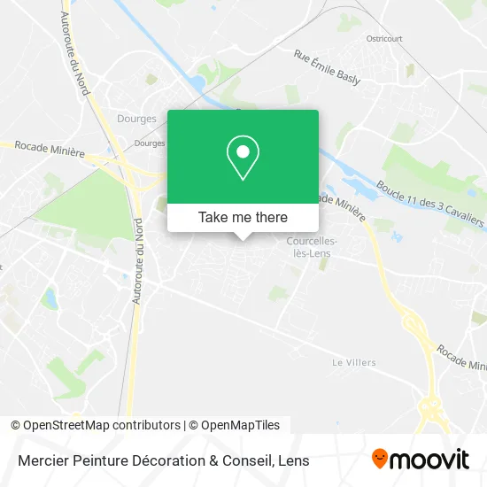 Mercier Peinture Décoration & Conseil map