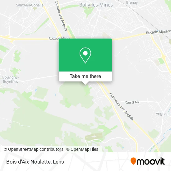 Bois d'Aix-Noulette map