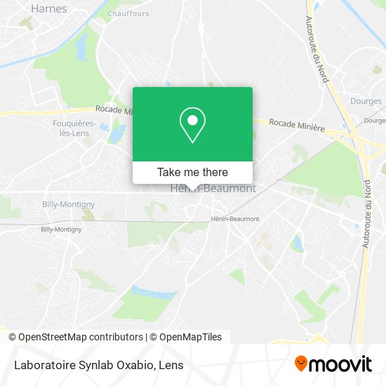 Laboratoire Synlab Oxabio map