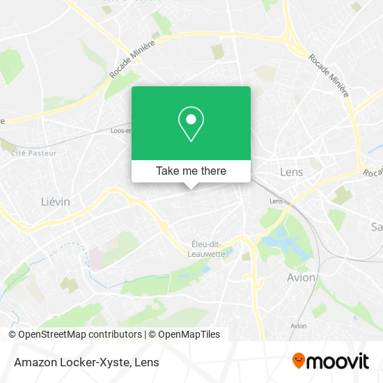 Amazon Locker-Xyste map