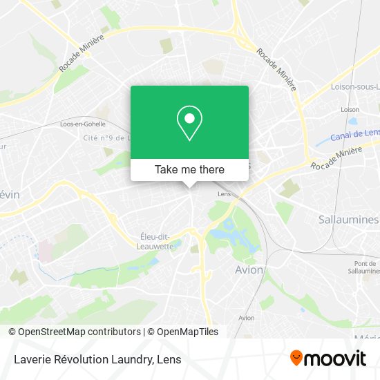 Laverie Révolution Laundry map