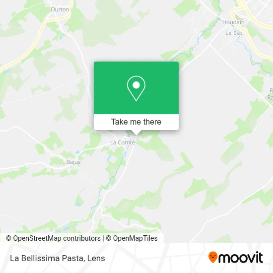 La Bellissima Pasta map