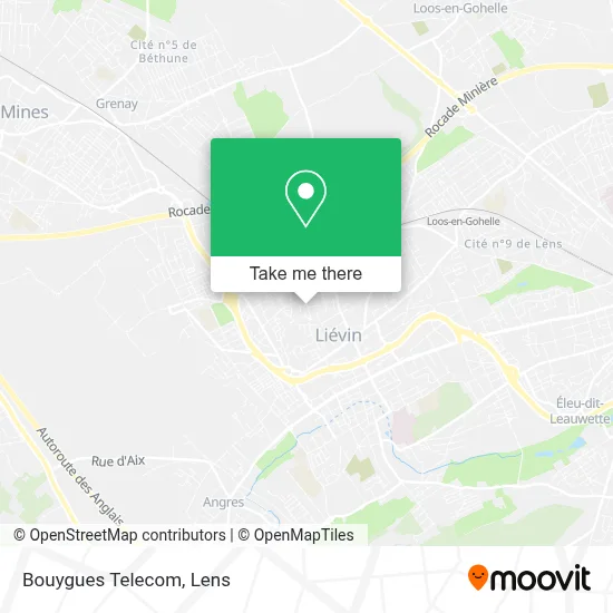 Bouygues Telecom map