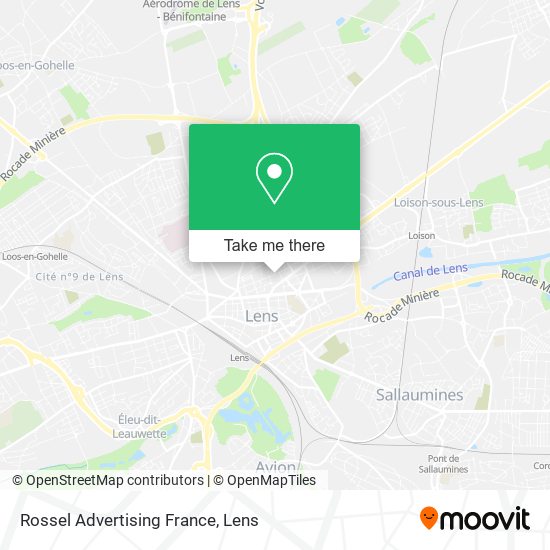 Rossel Advertising France map
