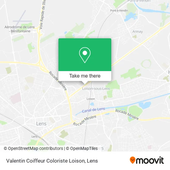Valentin Coiffeur Coloriste Loison map
