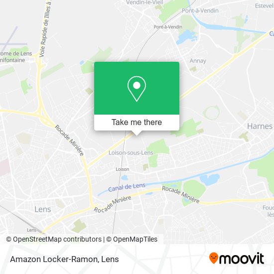 Amazon Locker-Ramon map