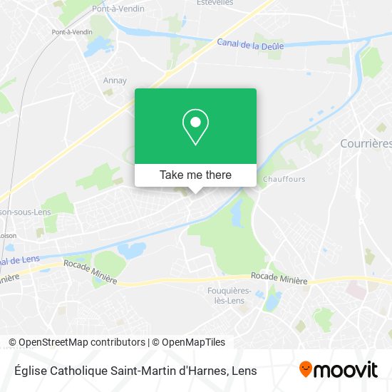 Église Catholique Saint-Martin d'Harnes map