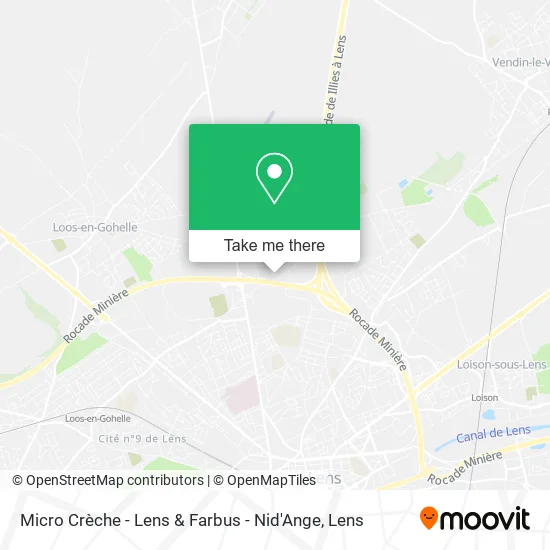 Micro Crèche - Lens & Farbus - Nid'Ange map