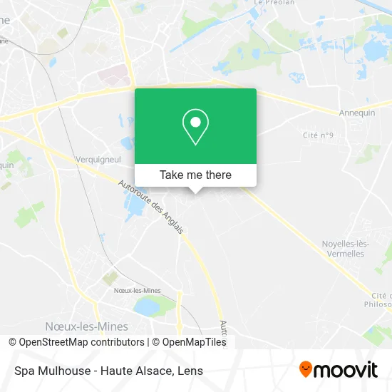 Spa Mulhouse - Haute Alsace map
