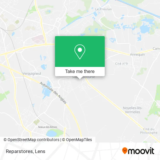 Reparstores map
