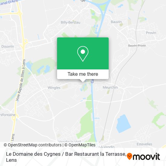 Le Domaine des Cygnes / Bar Restaurant la Terrasse map