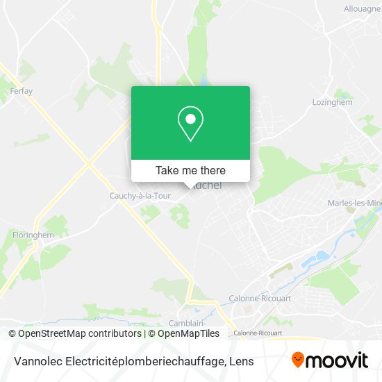 Mapa Vannolec Electricitéplomberiechauffage