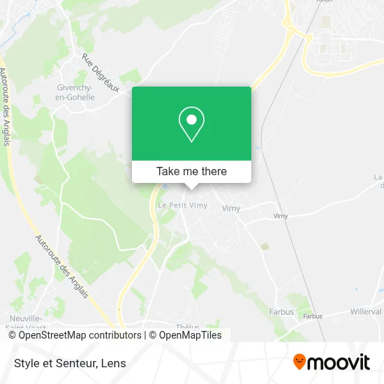 Style et Senteur map