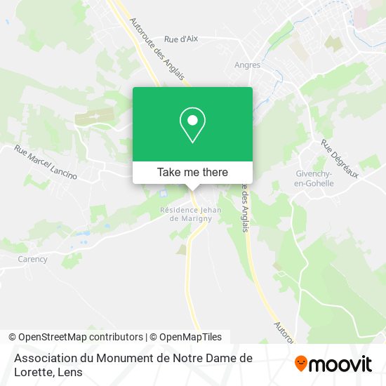 Association du Monument de Notre Dame de Lorette map