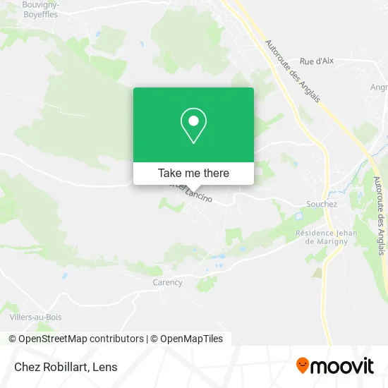 Chez Robillart map