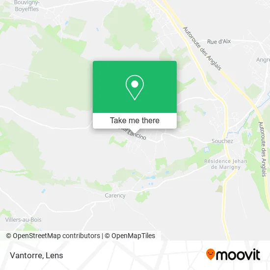 Vantorre map