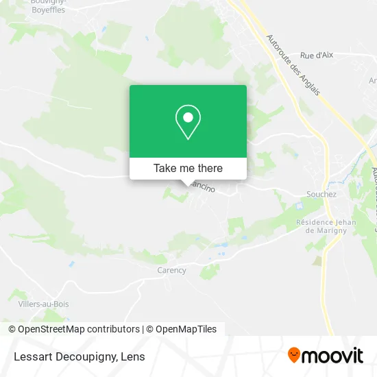 Lessart Decoupigny map