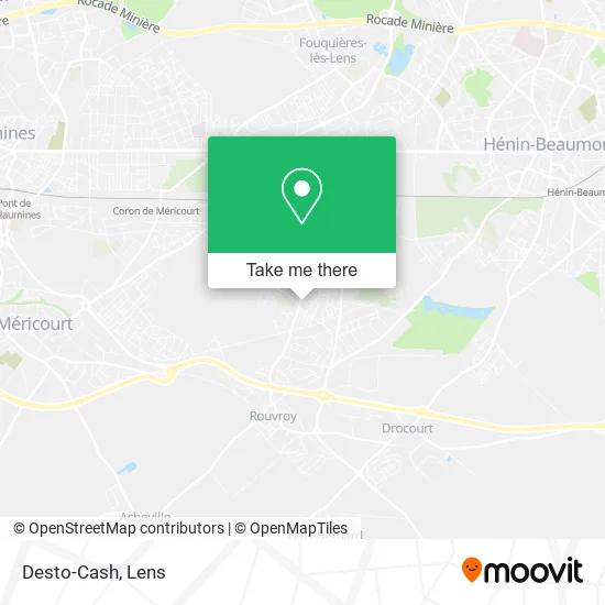 Desto-Cash map