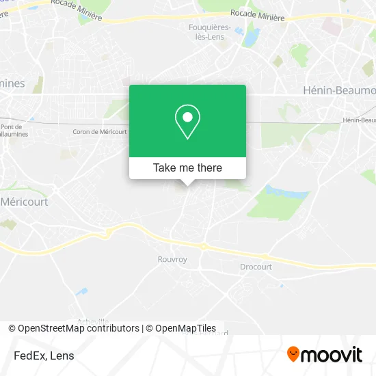 FedEx map