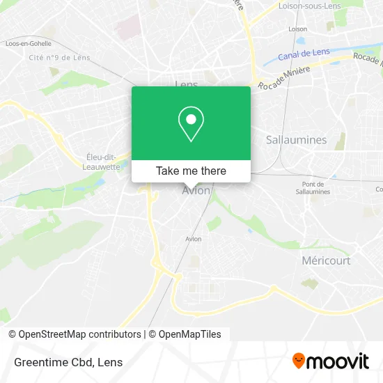Greentime Cbd map