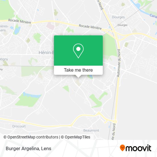 Burger Argelina map