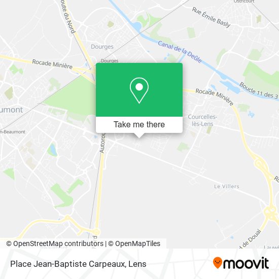 Place Jean-Baptiste Carpeaux map