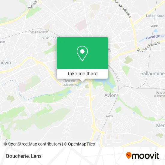 Boucherie map