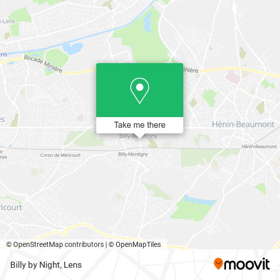 Billy by Night map