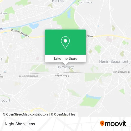 Night Shop map