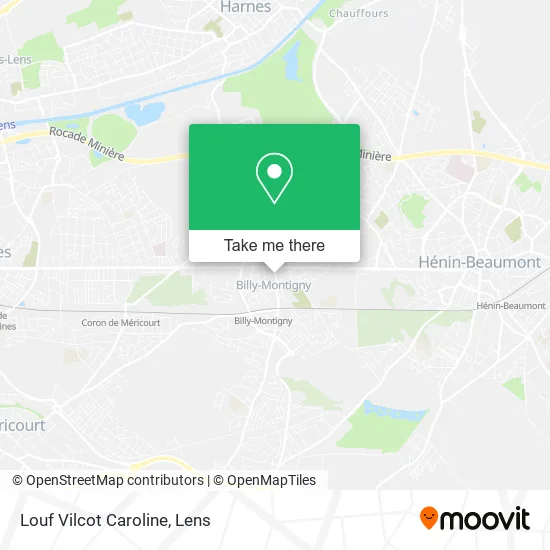 Louf Vilcot Caroline map