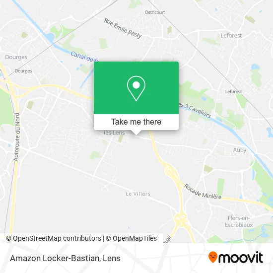 Amazon Locker-Bastian map
