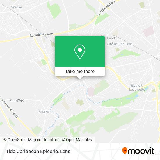 Tida Caribbean Épicerie map