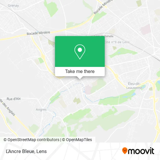 L'Ancre Bleue map