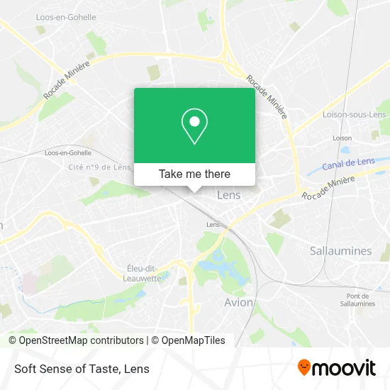 Soft Sense of Taste map